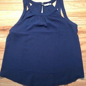 Navy blue top
